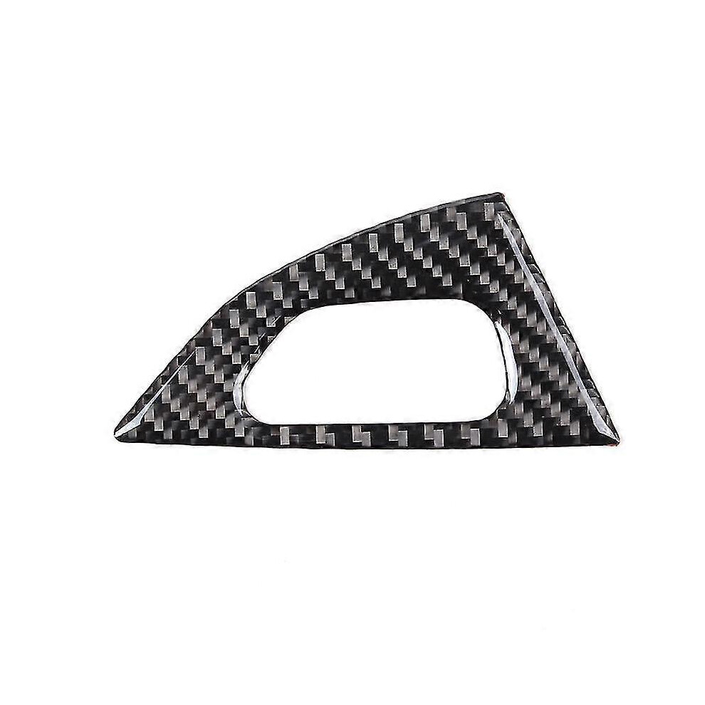 Kikidex (As Show, One Size) Car Soft Carbon Fiber Interior Door Lock Button Sticker Cover Trim Stickers For C7 2014-2019