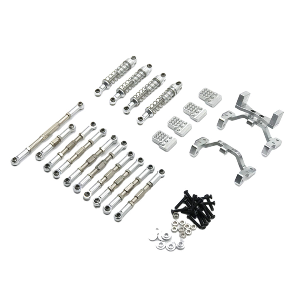 (Silver) Steering Link Rod For C14 Aluminum Alloy OFF-Road Stronger 20pcs RC-image-OPC-PMRBB2W-NEW