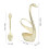 Mode Elegante Kaffee Dessert Löffel Besteck Set 10