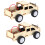 2 Set Holz Sprachgesteuertes Fahrzeug DIY 3