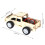 2 Set Holz Sprachgesteuertes Fahrzeug DIY 14