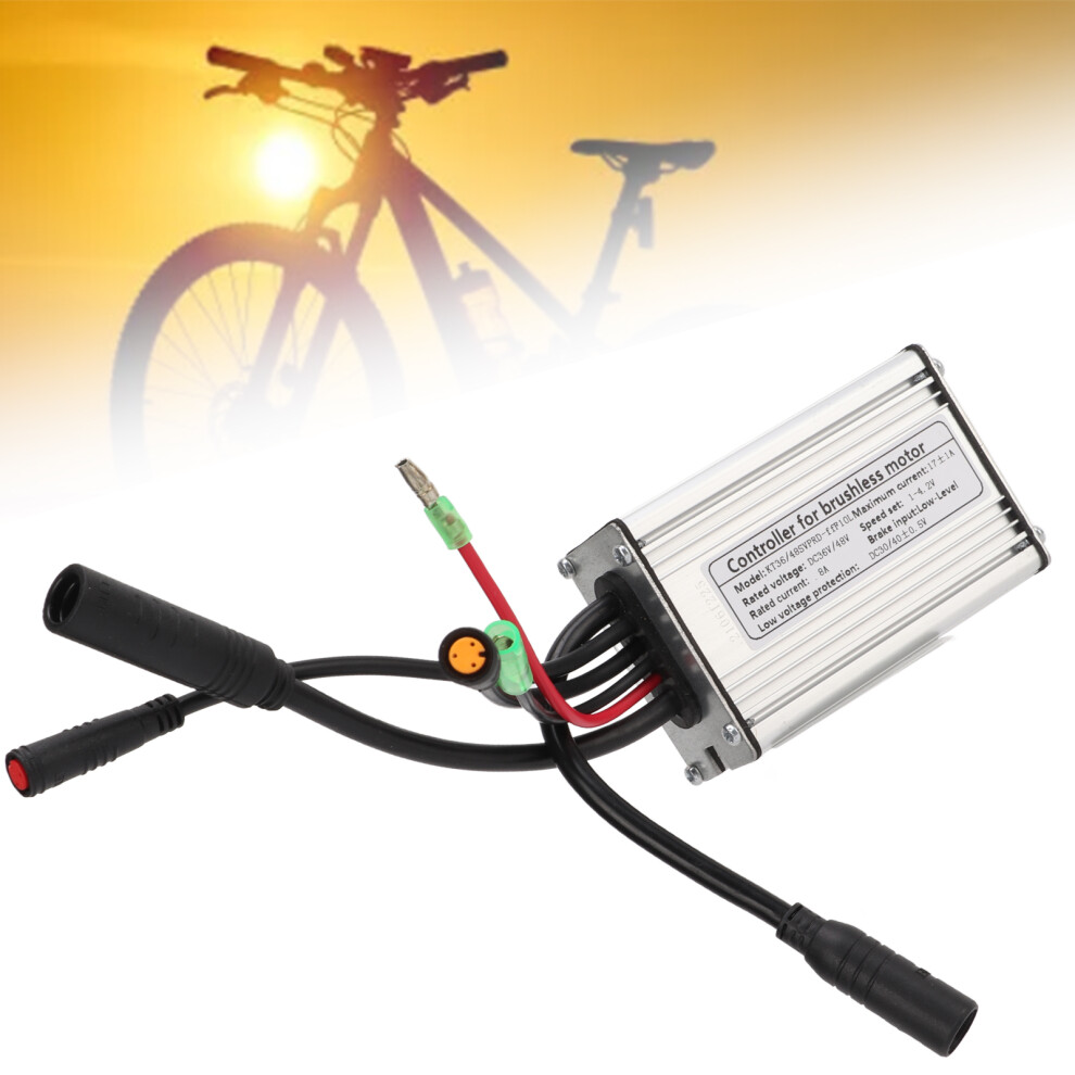 36V/48V 17A Sine Wave E-Bike Controller With Light Line For 250W Motor 8471358014575