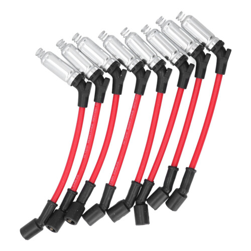 Durable 8Pcs 10.2MM Spark Plug Wires Set for V8 Engines 2000‑2009 1