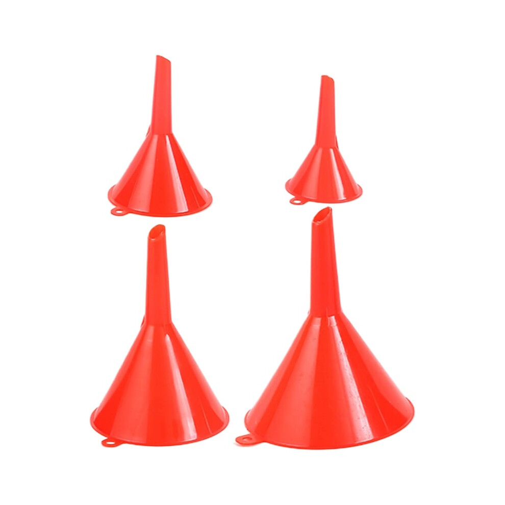 4Pcsautomotive Funnel Kitï¼Funnels For Engine Oil Brake Fluidï¼Wide Mouth Funnels With Tapered Spout, Transmission Coolant 9009412825493