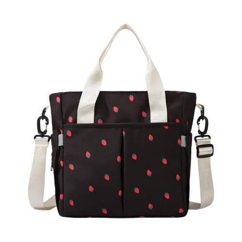 Trendy Shoulder Handbags Casual Work Bags Everything-Black