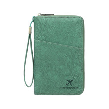 Passport Holder Cover,Passport Wallet for Travel Rfids-Green