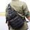 Scratch Resistant Tactically Chest Bag Oxfords Fabric-Khaki 2