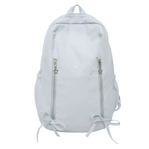 Trendy Student Backpack Ergonomic Shoulder Support-Blue L