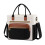 Waterproof Lunch Bag Thermal Insulated EPE Foam Layer-brown 1