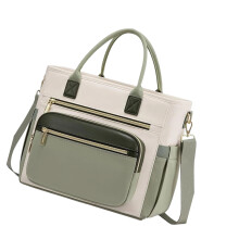 Insulated Lunch Bag Women Wide Opening Adult Lunch-Light green