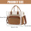 Waterproof Lunch Bag Thermal Insulated EPE Foam Layer-brown 4