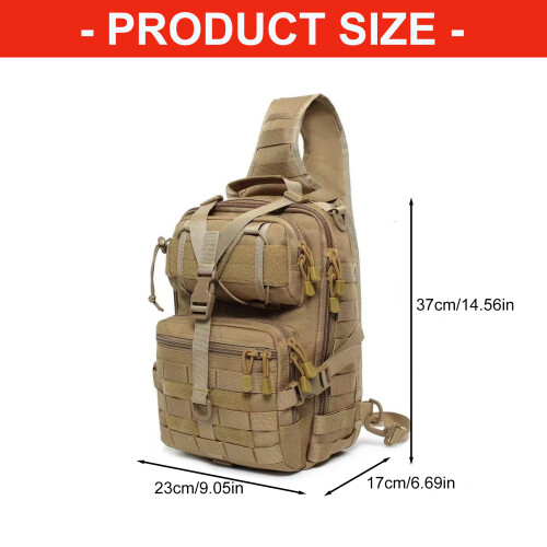 Sac de poitrine tactique Adventure, sacs à-Vert armée 2
