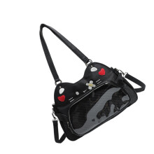 Sac à bandoulière Transparent mode Itabag fenêtre-Noir