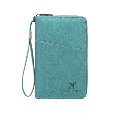 Passport Holder Cover for Travel Passport Wallet Rfids-Blue