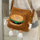 Unique Ugly Cute Corduroy Shoulder Bag Spacious-Bee white 6