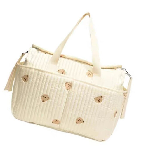 Multi Pocket Shoulder Bag Crossbody Bag Printed-Bear style