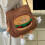 Unique Ugly Cute Corduroy Shoulder Bag Spacious-Bee white 5