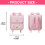 Waterproof Preschool Backpack Waterproof Cartoon Theme-Pink 4
