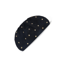Clutches Purses for Women Trendy Dumpling Bags Beaded-Black