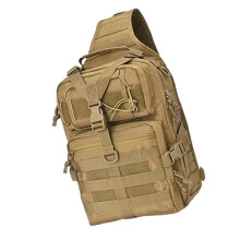 Chest Bag Oxfords Fabric Crossbody Bags For Outdoor-Khaki
