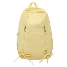 Water Resistant Student Passenger Backpack With Laptop-Yellow L