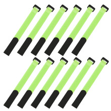 12Pcs Fishing Rod Tie Holder Strap Wrap Band-light green