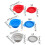 Folding Colander Drain Basket Set Fruit Vegetable-Light Grey L 4