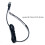 2 Meters USB Mouse Cable Mouse Line PVC Durable for   310-Black 2