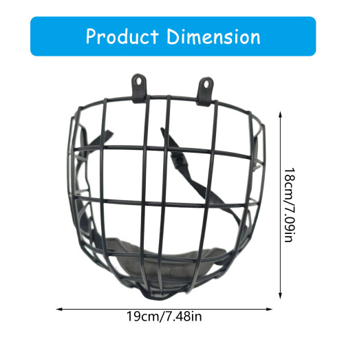 Large Ice Hockey Helmets Full Face Mask Cage Full Face 2