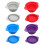 Folding Colander Drain Basket Set Fruit Vegetable-Light Grey L 2