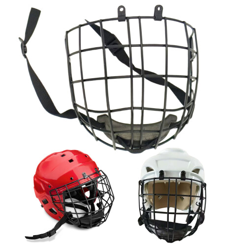 Large Ice Hockey Helmets Full Face Mask Cage Full Face 1