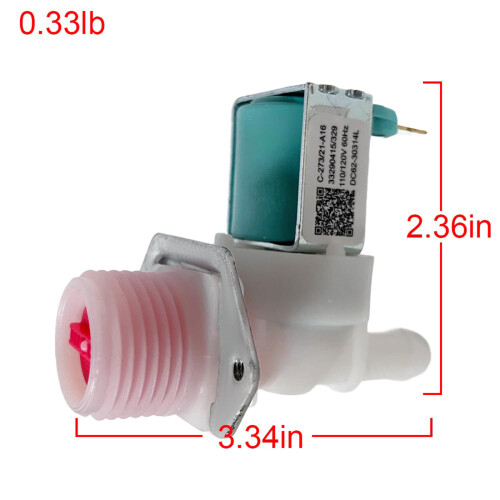 Texture en plastique de valves d'entrée d'eau de lave-vaisselle 2