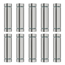 20 attaches de verre à ongles publicitaires en acier-40mm