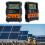 Contrôleur de Charge solaire PWM avec écran LCD, Double USB-10A 5