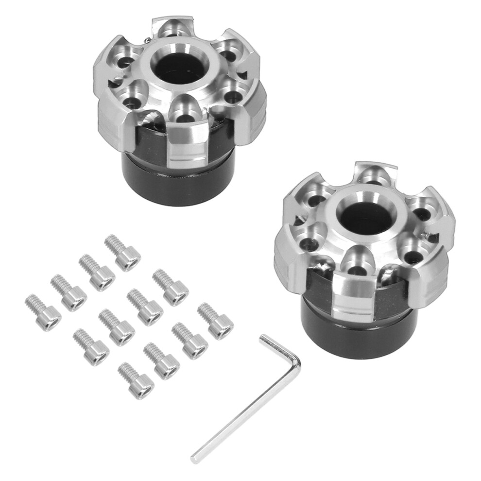 2Pcs Cnc Aluminium Alloy Fork Frame Sliders For Motorcycles Universal Silver 9341358018882