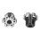 2PCS CNC Aluminium Alloy Fork Frame Sliders for Motorcycles Silver Universal 15