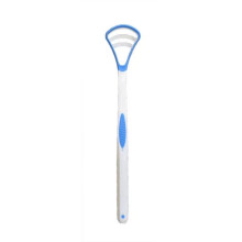 (Blue, one-size) Double Sided Oral Hygiene Care Tongue Scraper for Fresher Breath, Portable Tongue Scraping Tool Oral Daily Care Product for Adults,