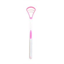 (Pink, one-size) Double Sided Oral Hygiene Care Tongue Scraper for Fresher Breath, Portable Tongue Scraping Tool Oral Daily Care Product for Adults,