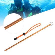Aluminum Alloy Diving Pointer Stick 35cm Orange Underwater Explorer