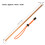 Aluminum Alloy Diving Pointer Stick 35cm Orange Underwater Explorer 12