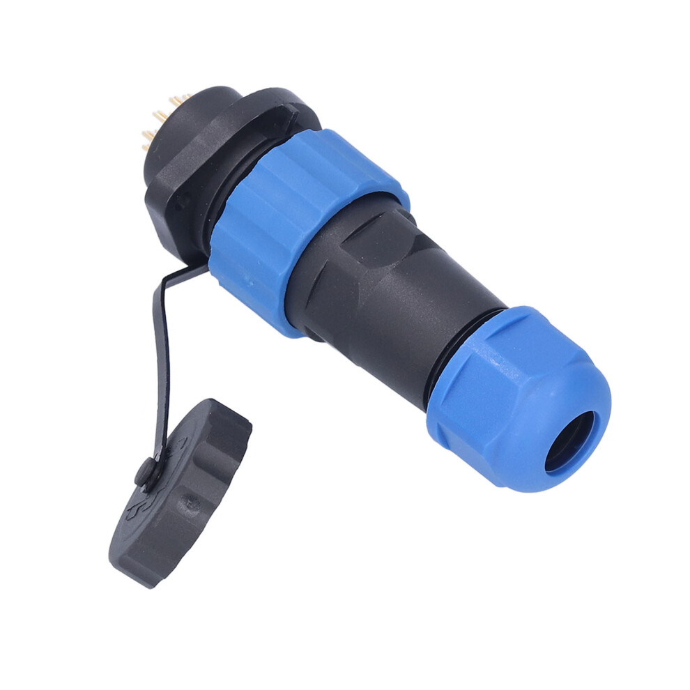 Ip68 Waterproof Power Connector Flange Male Female Ac250v 5A Plug Socket Sp2012 9471358021138