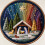 Ensemble d'artisanat de broderie de scène de la nativité,-B 6