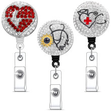 3Pcs Professional Badges Holder Heavy Duty Badges Card Holder-B
