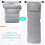 Breathable Meshes Bathtubs Cushion With Adjustable-grey 7
