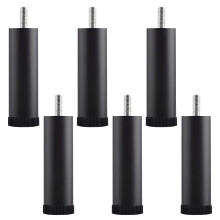 Heavy Type Adjustable Legs 3.4 Inch Height Replacement-Black