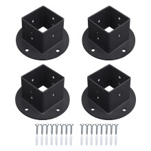 Upgrades Square Base Mounting Brackets for Reinforced Fence
