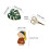 Multipurpose Sewing Magnet 3 Fashionable Metal Designs-leaf 4