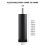 Heavy Type Adjustable Legs 3.4 Inch Height Replacement-Black 5
