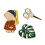 Multipurpose Sewing Magnet 3 Fashionable Metal Designs-leaf 2