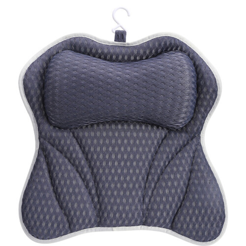 Non Slip Bath Pillow For Neck Support 6 Suction Cup Design-SS6